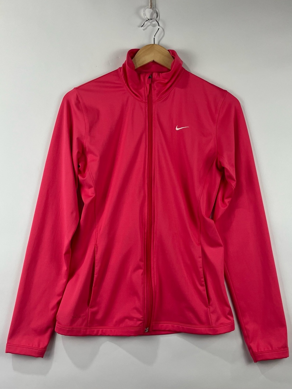 Nike Dri-FIT fitted full zip training jacket longline S NWOT